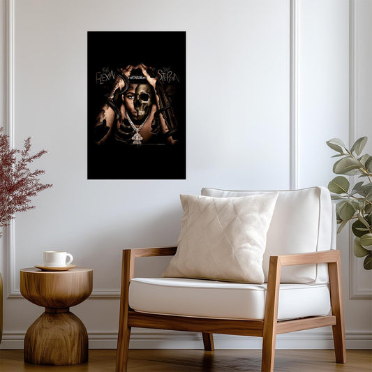 YoungBoy Never Broke Again Still Flexin, Still Steppin | Album Cover Poster | Hip Hop Wall Art