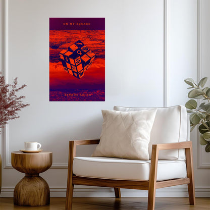 Waterr & K-Sluggah On My Square | Album Cover Poster | Hip Hop Wall Art