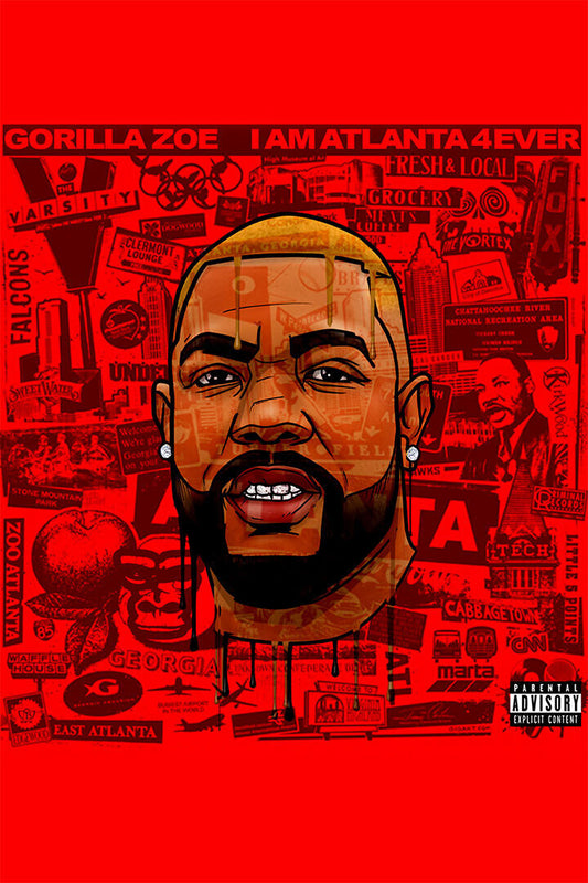 Gorilla Zoe I Am Atlanta 4 Ever | Album Cover Poster | Hip Hop Wall Art