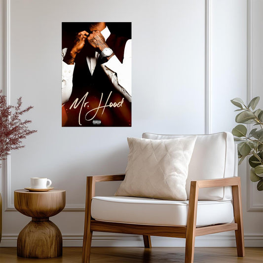Ace Hood Mr. Hood | Album Cover Poster | Hip Hop Wall Art