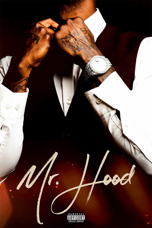 Ace Hood Mr. Hood | Album Cover Poster | Hip Hop Wall Art