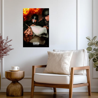 Slayter World Got Me F'd Up, Vol. 1 | Album Cover Poster | Hip Hop Wall Art