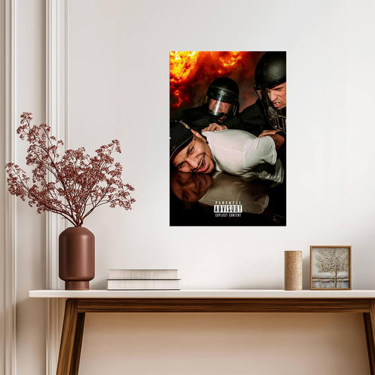 Slayter World Got Me F'd Up, Vol. 1 | Album Cover Poster | Hip Hop Wall Art