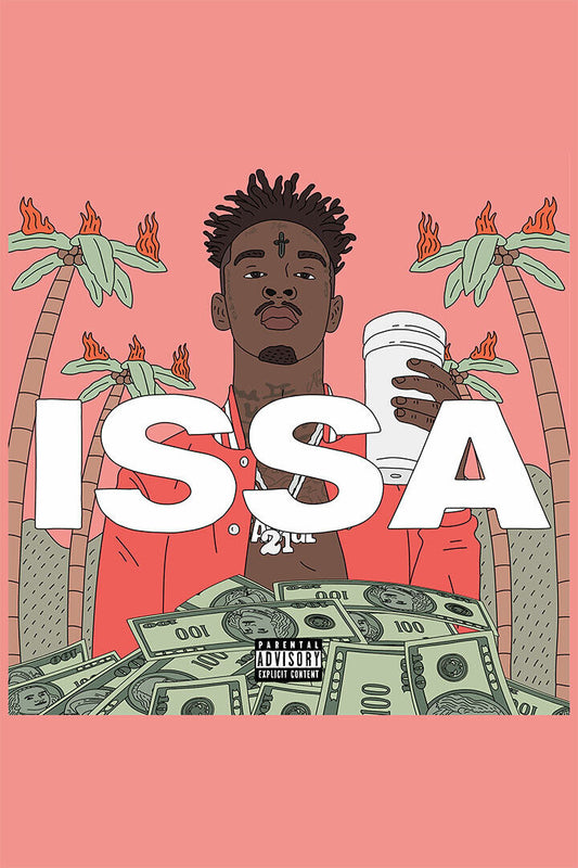 21 Savage Issa Album | Album Cover Poster | Hip Hop Wall Art