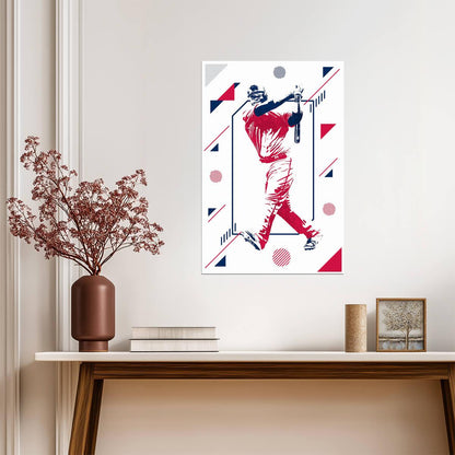 Miguel Sano Minnesota Twins | Geometric Art Style | Modern Baseball Poster - Sports Poster