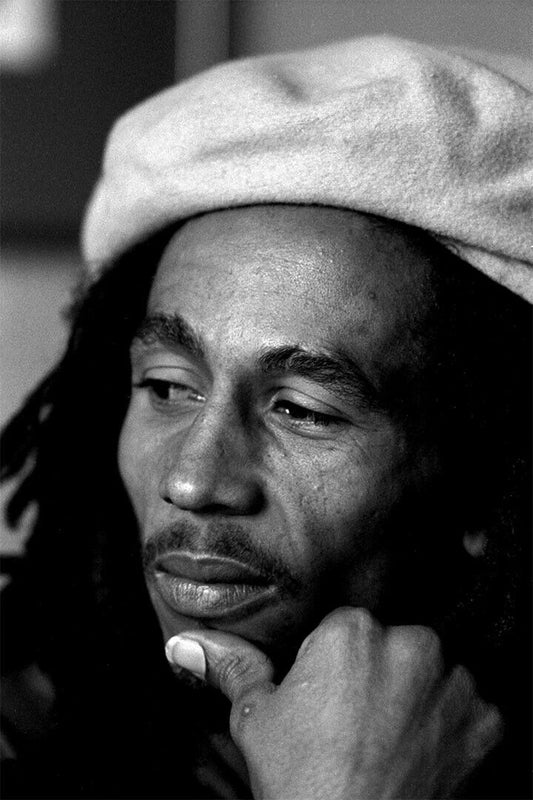 Bob Marley Songs of Freedom Era | Reggae Legend Poster | Black and White Photography