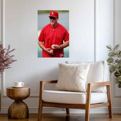 Mark McGwire St. Louis Cardinals | Coaching Photo | Baseball Legend Poster - Sports Poster
