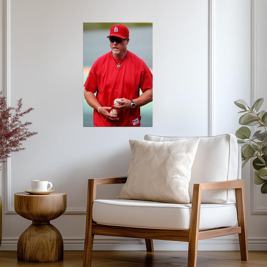 Mark McGwire St. Louis Cardinals | Coaching Photo | Baseball Legend Poster - Sports Poster