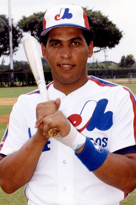 Andres Galarraga Montreal Expos | Vintage Baseball Card Poster | Sports Wall Art - Vintage & Retro Poster