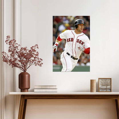 J.D. Drew Boston Red Sox | Game Action Photo | Baseball Player Poster - Sports Poster