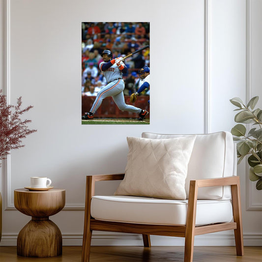 Cecil Fielder Detroit Tigers | At Bat Photo | Vintage Baseball Poster - Sports Poster