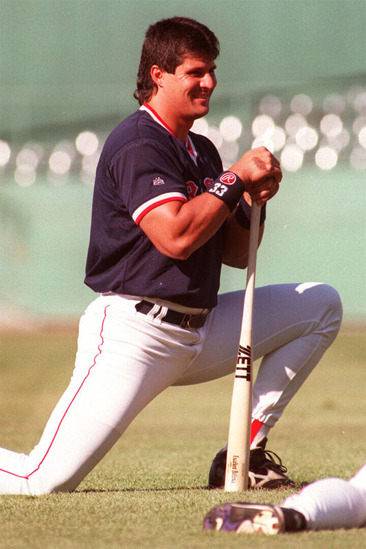 Jose Canseco Boston Red Sox | Player Portrait | Vintage Baseball Poster - Sports Poster