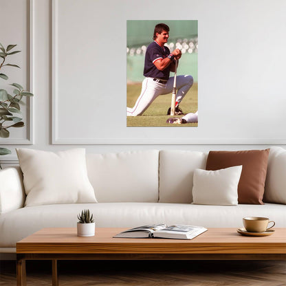 Jose Canseco Boston Red Sox | Player Portrait | Vintage Baseball Poster - Sports Poster