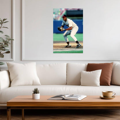 Frank Thomas Chicago White Sox | Hitting Action | Baseball Hall of Fame Poster - Sports Poster