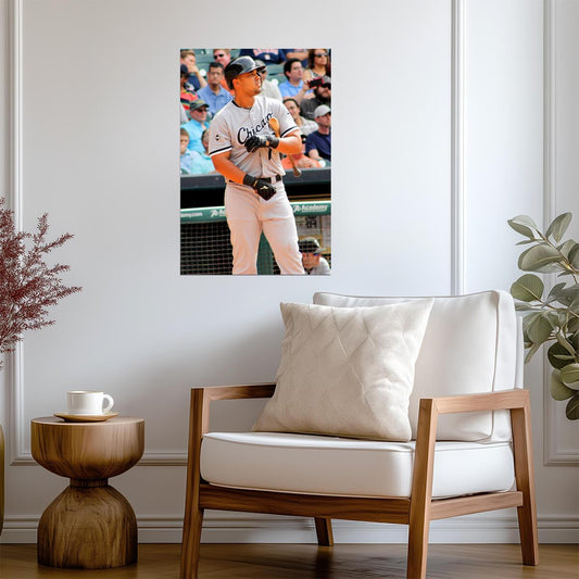 Jose Abreu Chicago White Sox | At Bat Stance | Baseball Player Poster - Sports Poster