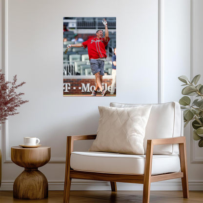 Steve Avery Atlanta Braves | Celebration Photo | Baseball Hall of Fame Poster - Sports Poster