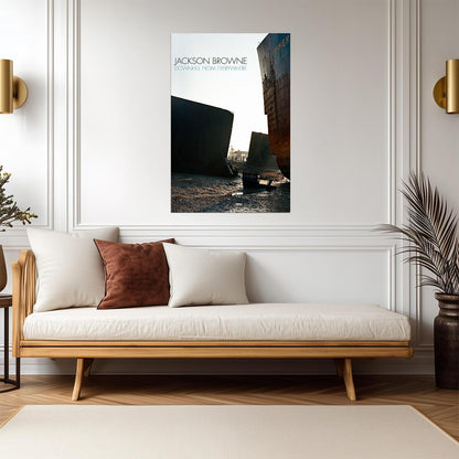 Jackson Browne Downhill From Everywhere | Album Cover Poster | Rock Music Wall Art