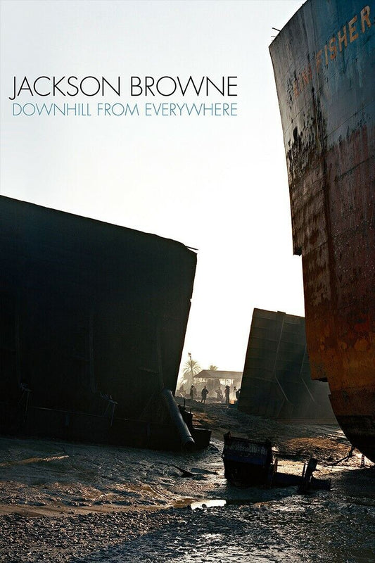 Jackson Browne Downhill From Everywhere | Album Cover Poster | Rock Music Wall Art