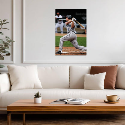 Aaron Hill Toronto Blue Jays | At Bat Stance | Baseball Player Poster - Sports Poster