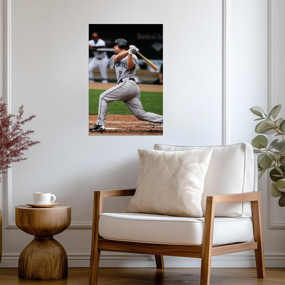 Aaron Hill Toronto Blue Jays | At Bat Stance | Baseball Player Poster - Sports Poster