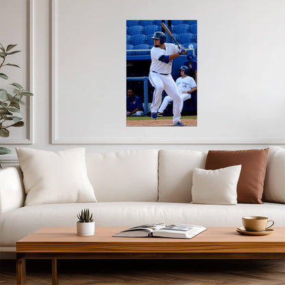 Rowdy Tellez Toronto Blue Jays | At Bat Photo | Baseball Player Poster - Sports Poster