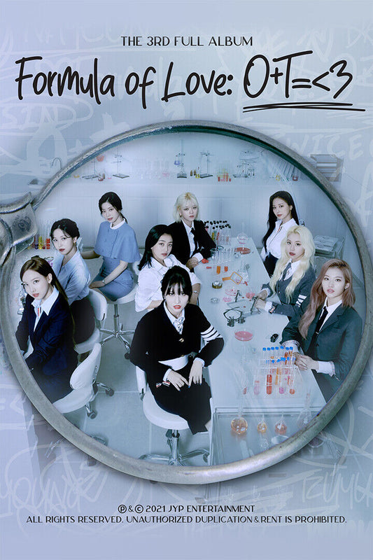 TWICE Formula of Love: O+T=<3 | Album Cover Poster | K-Pop Wall Art