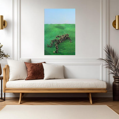 Squid Bright Green Field | Album Cover Poster | Post-Punk Wall Art