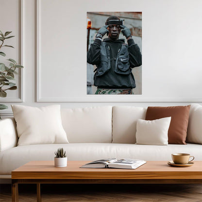 Pa Salieu Send Them to Coventry Era | Rapper Poster | UK Drill Wall Art