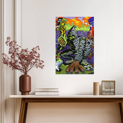 Denzel Curry & Kenny Beats Unlocked | Album Cover Poster | Hip Hop Wall Art