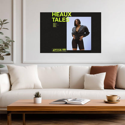 Jazmine Sullivan Heaux Tales | Album Cover Poster | R&B Music Wall Art