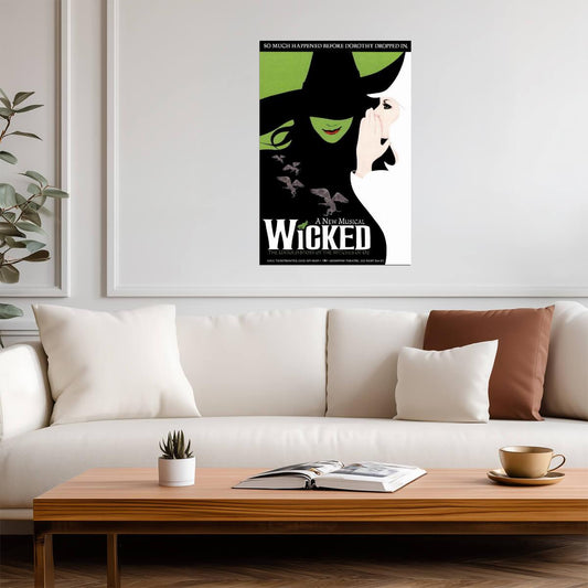 Wicked The Musical | Broadway Poster | Fantasy Musical Wall Art
