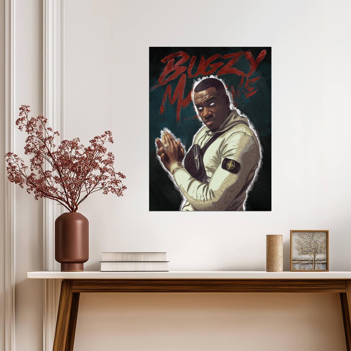 Bugzy Malone | UK Grime Music Poster | British Rapper Fan Art - Music Poster