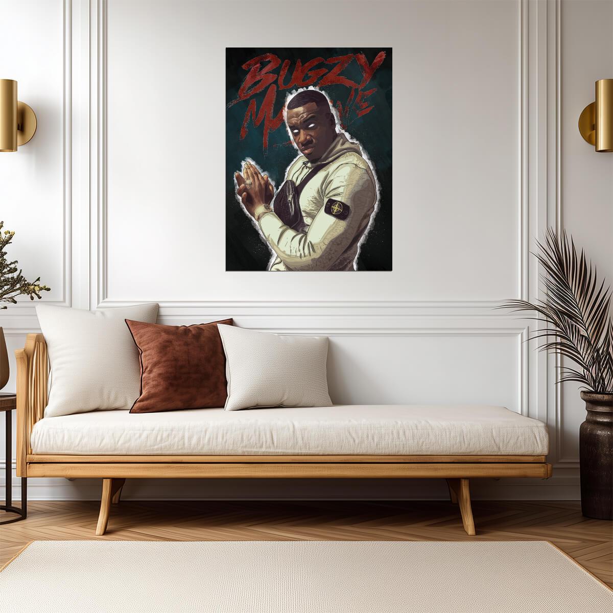 Bugzy Malone | UK Grime Music Poster | British Rapper Fan Art - Music Poster