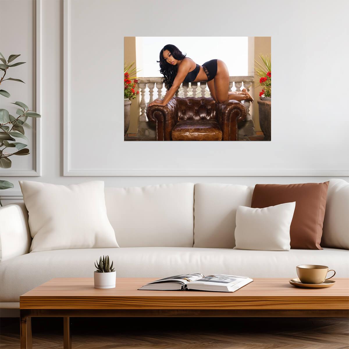 Megan Thee Stallion | Music Star Portrait Poster | Sexy Hip Hop Art - Music Poster