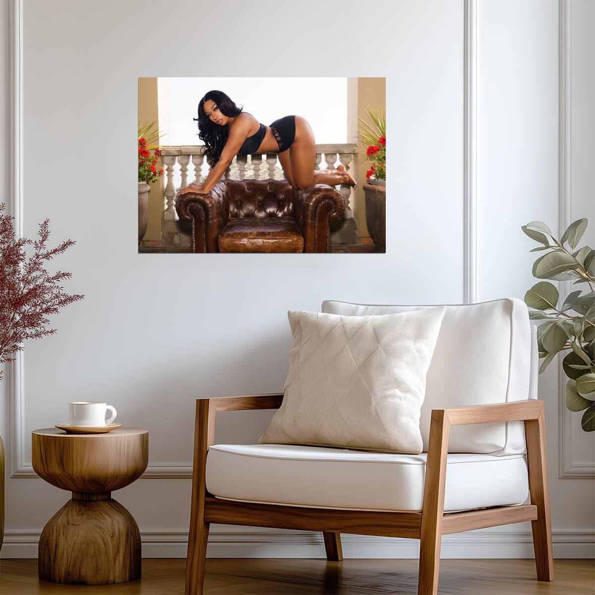 Megan Thee Stallion | Music Star Portrait Poster | Sexy Hip Hop Art - Music Poster