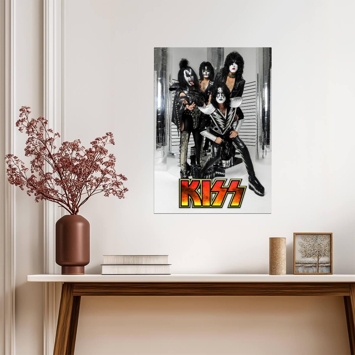 Kiss Band | Rock Music Poster | Classic Rock Legend Art - Music Poster