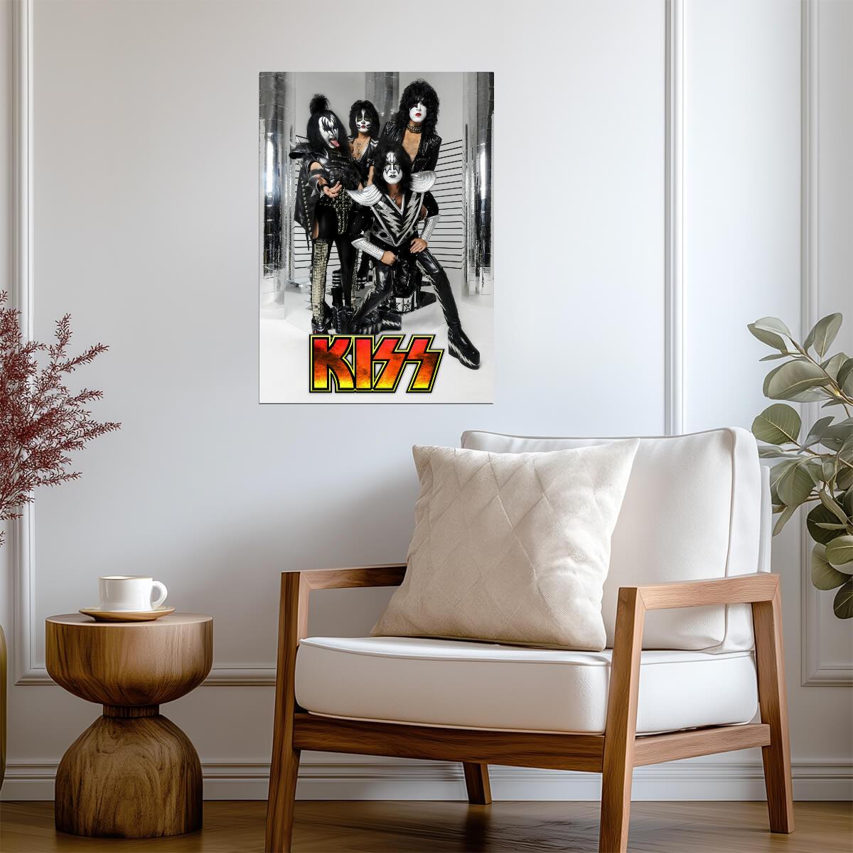 Kiss Band | Rock Music Poster | Classic Rock Legend Art - Music Poster