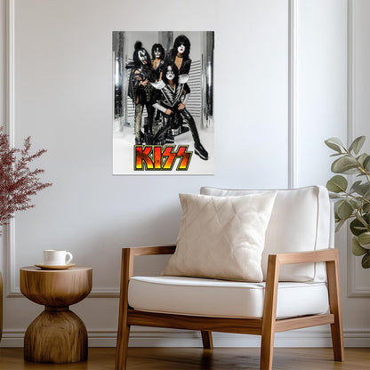 Kiss Band | Rock Music Poster | Classic Rock Legend Art - Music Poster