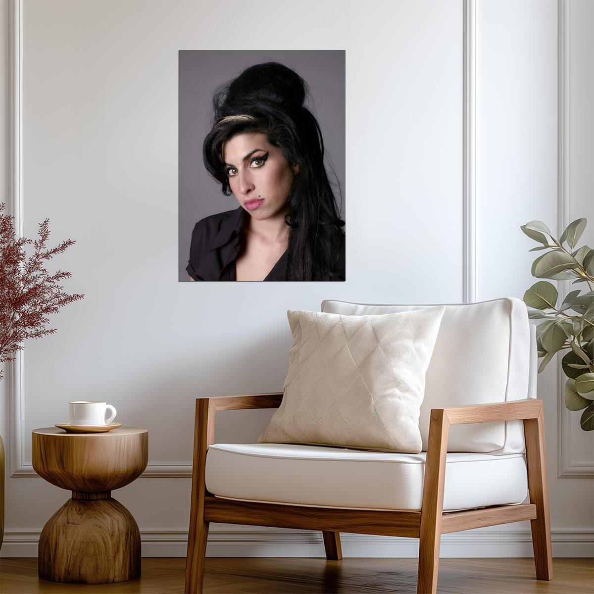 Amy Winehouse | Celebritie Portrait Poster | Music Legend Wall Art - Music Poster