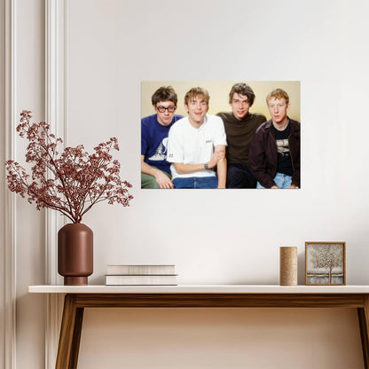 Blur Vintage Band Photo | 90s Britpop Poster | Classic Rock Music Art - Music Poster