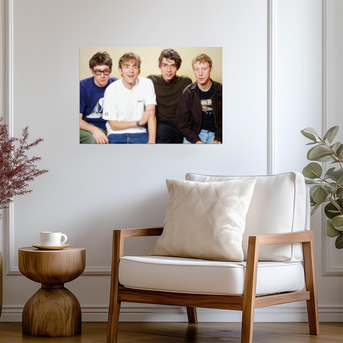 Blur Vintage Band Photo | 90s Britpop Poster | Classic Rock Music Art - Music Poster