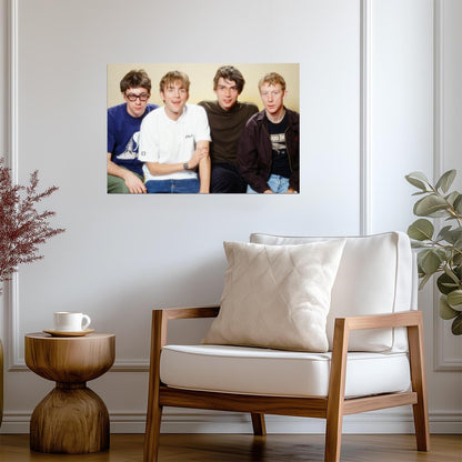 Blur Vintage Band Photo | 90s Britpop Poster | Classic Rock Music Art - Music Poster
