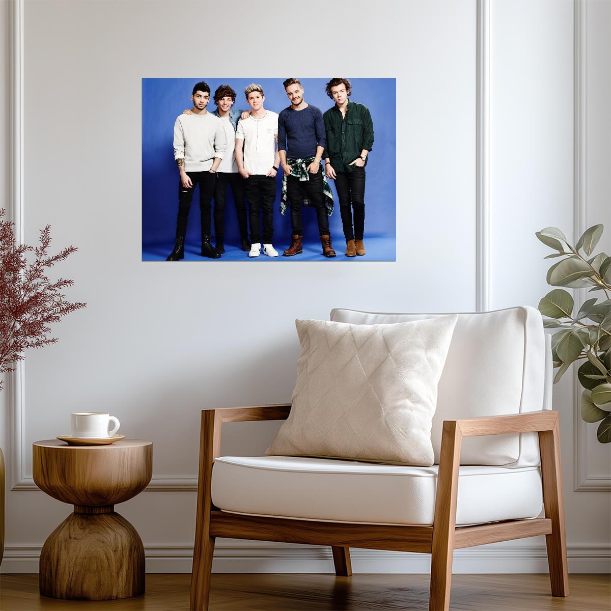 One Direction Full Band Portrait | Pop Music Poster | Boy Band Fan Gift - Music Poster
