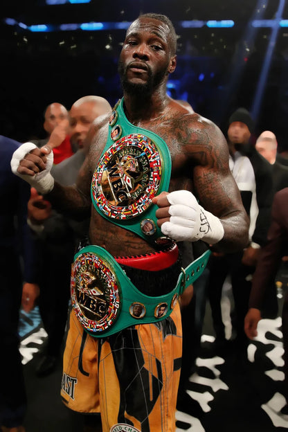 Deontay Wilder The Bronze Bomber | Heavyweight Boxing Poster | WBC Champion Portrait - Sports Poster