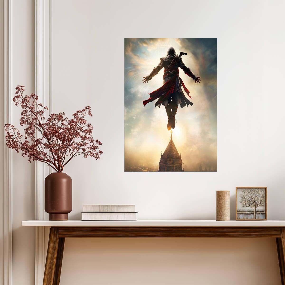 Assassin's Creed Unity Arno Dorian | Leap of Faith Poster | Gamer Gift Wall Art - Video Games Poster