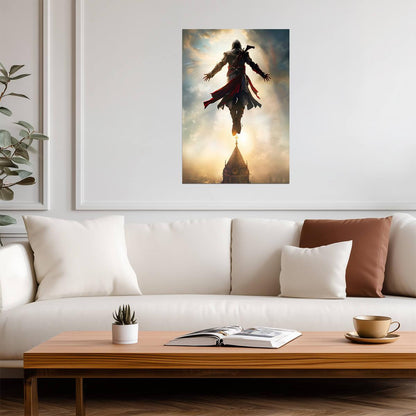 Assassin's Creed Unity Arno Dorian | Leap of Faith Poster | Gamer Gift Wall Art - Video Games Poster