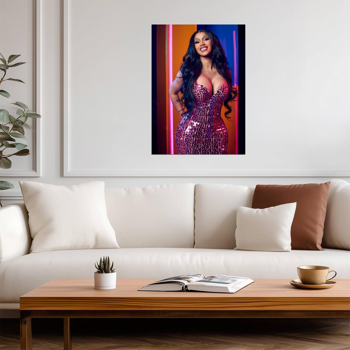Cardi B | Hip Hop Queen | Sexy Rapper Poster - Music Poster