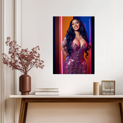 Cardi B | Hip Hop Queen | Sexy Rapper Poster - Music Poster