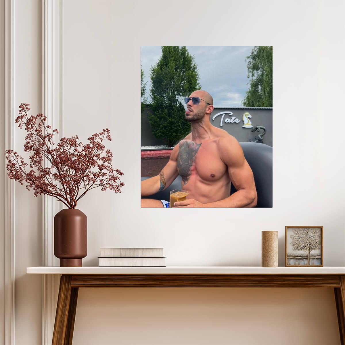 Andrew Tate | Modern Celebrity Poster | Internet Personality Wall Art - Celebrities Poster