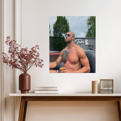 Andrew Tate | Modern Celebrity Poster | Internet Personality Wall Art - Celebrities Poster